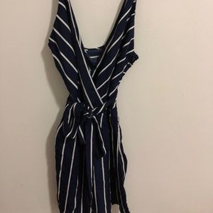Navy Romper